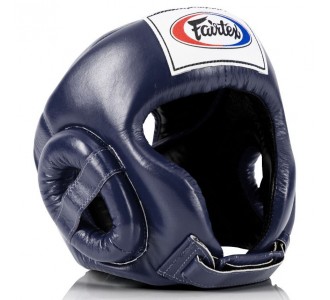 Боксерский шлем Fairtex (HG-6 blue) "Competition"